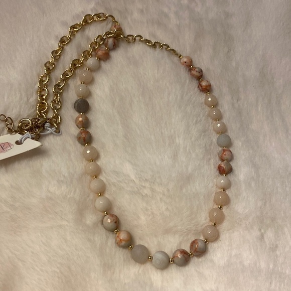 540. NEW Designer Rhodonite Necklace - Picture 4 of 5